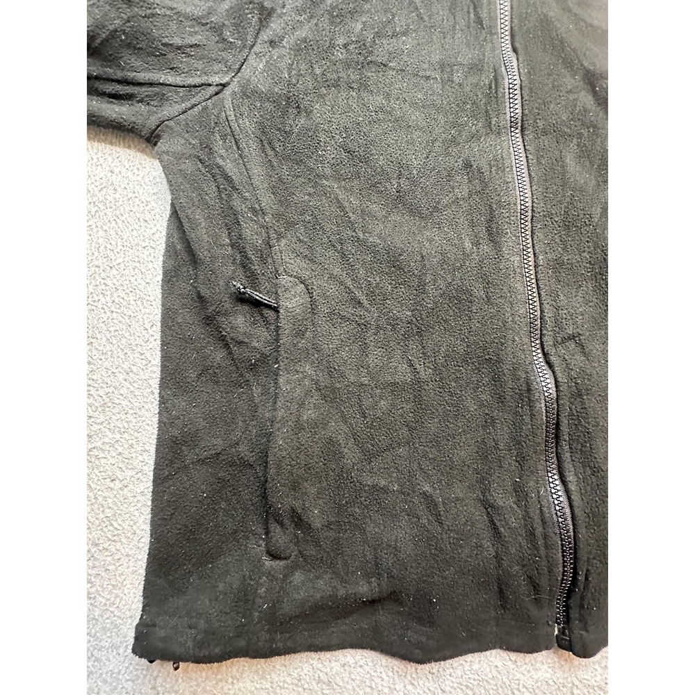 The North Face Fleece Jacket Mens Medium Black Full Zip Outdoor Hiking Warm - Picture 6 of 13
